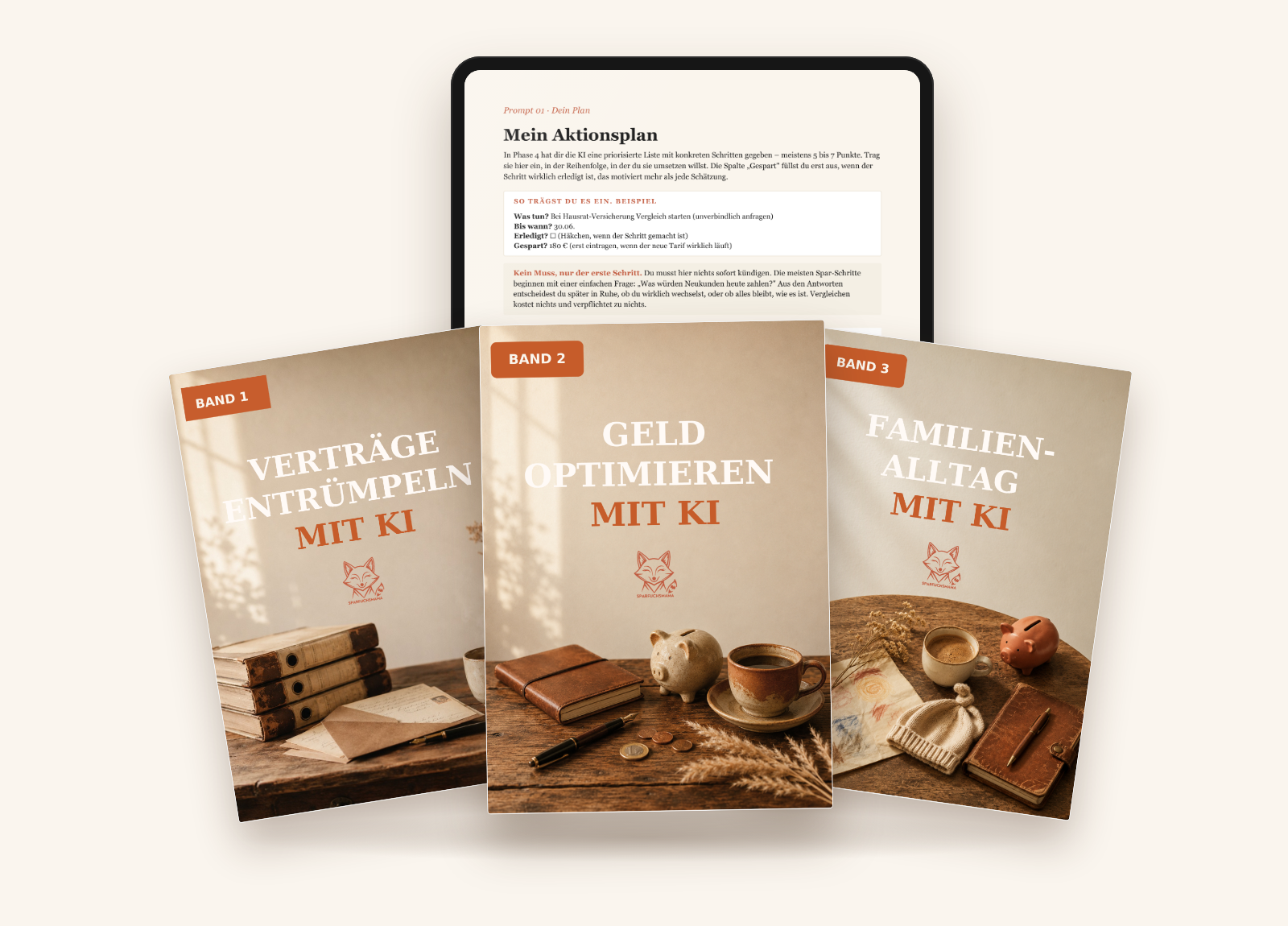 Sparfuchsmama Komplett-Bundle - alle 3 Workbooks mit Bonus