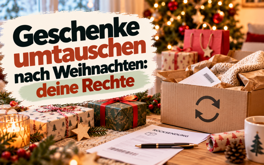 Geschenke umtauschen nach Weihnachten: deine Rechte